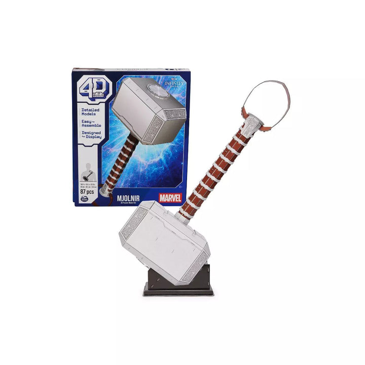 4D BUILD - Marvel Thor Mjolnir Hammer Model Kit Puzzle 87Pc