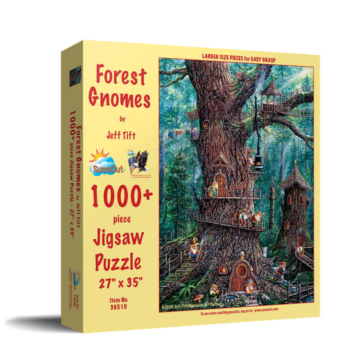 Sunsout Forest Gnomes 1000 Pc Large Pieces Jigsaw Puzzle 36510