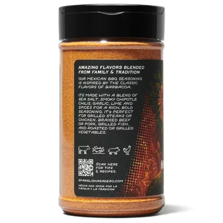 Spanglish Asadero Mexican BBQ, Seasoning 9.6 Oz.