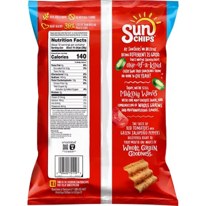 Sunchips Garden Salsa Whole Grain Snacks, 12.25 Oz.