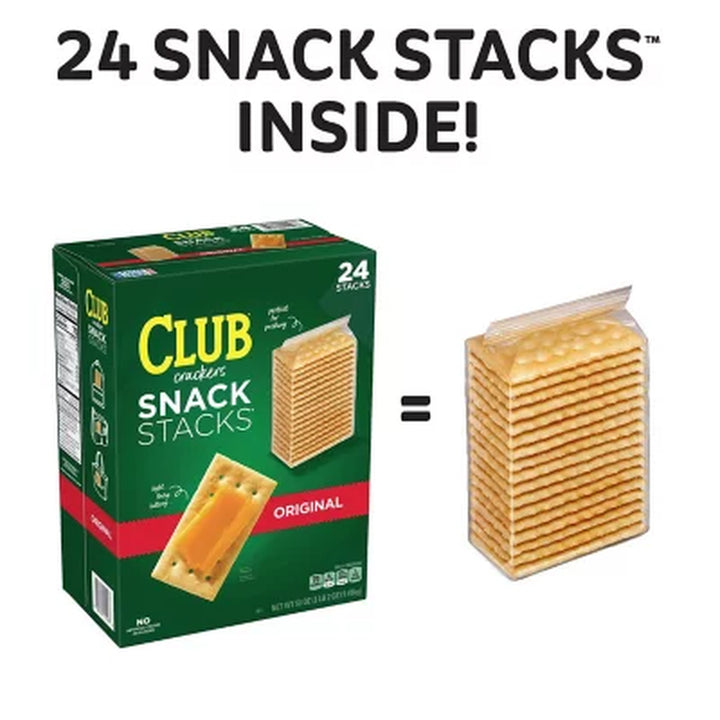 Kellogg'S Club Crackers Snack Stacks 2.08 Oz., 24 Pk.