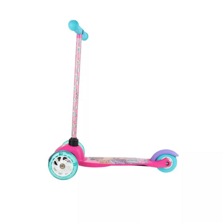 Barbie Tilt and Turn Light up 3 Wheels Scooter