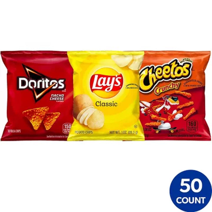 Frito-Lay Favorites Mix Variety Pack Chips and Snacks 50 Ct.