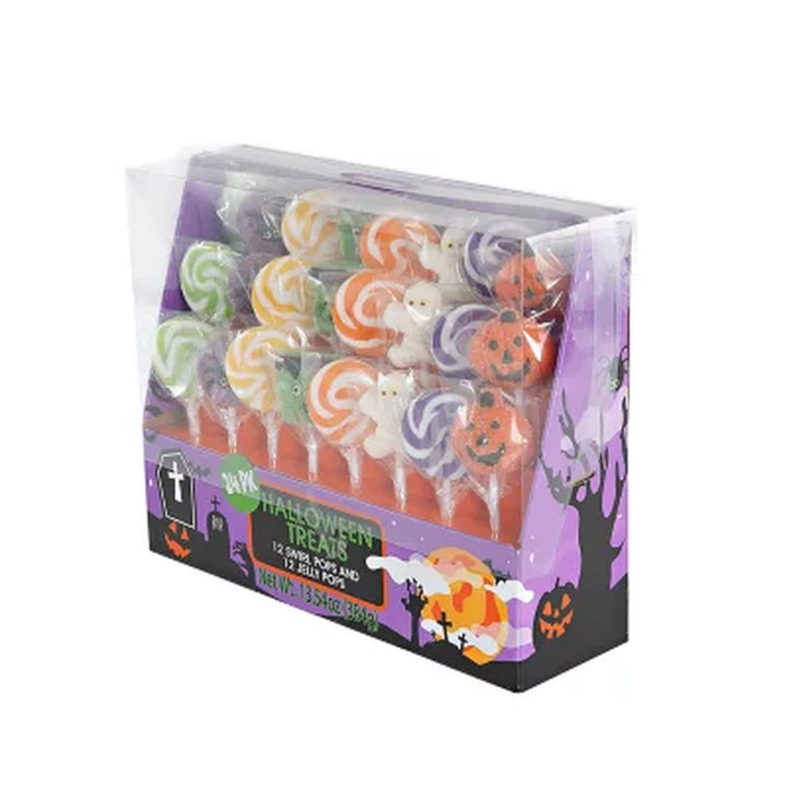 Halloween Jelly & Swirl Pops, 24 Ct.