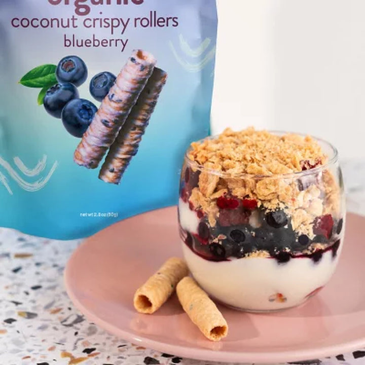 Ava Organics Blueberry Coconut Crispy Rollers, 14.1 Oz.