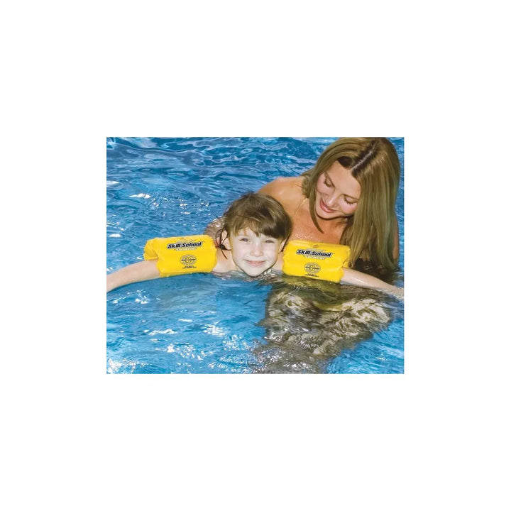 Swimline 2Pc Inflatable Children'S Swimming Pool Arm Bands - Yellow - 8.5"