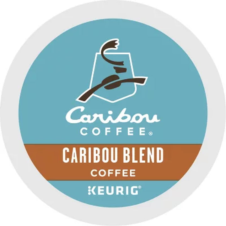 Caribou Coffee Medium Roast K-Cup Pod, Caribou Blend, 80 Ct.