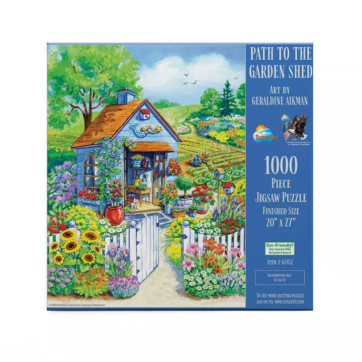 Sunsout Path to the Garden Shed 1000 Pc Jigsaw Puzzle 63452