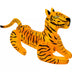 Swimline 73" Inflatable Tiger Ride-On Pool Float