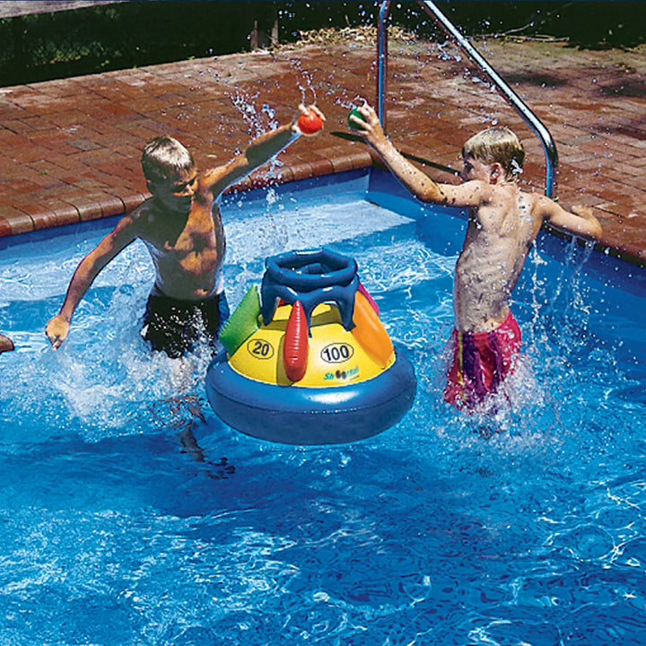 Swim Central Inflatable Shootball Floating Swinmming Pool Game - 24"