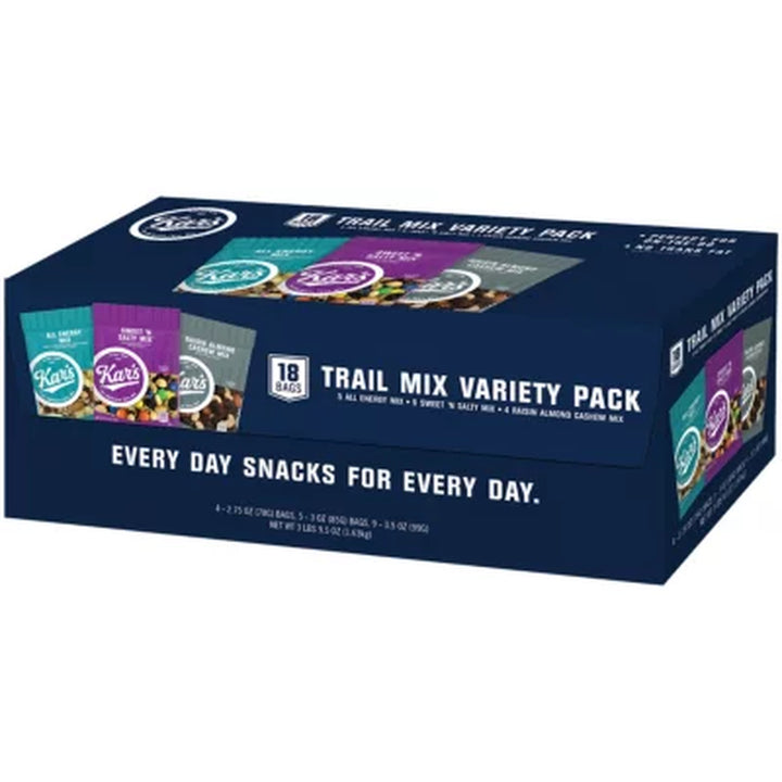 Kar'S Nut & Fruit Mix Variety Pack 18Ct.