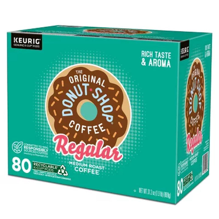 The Original Donut Shop Medium Roast K-Cup Pods, Regular, 80 Ct.