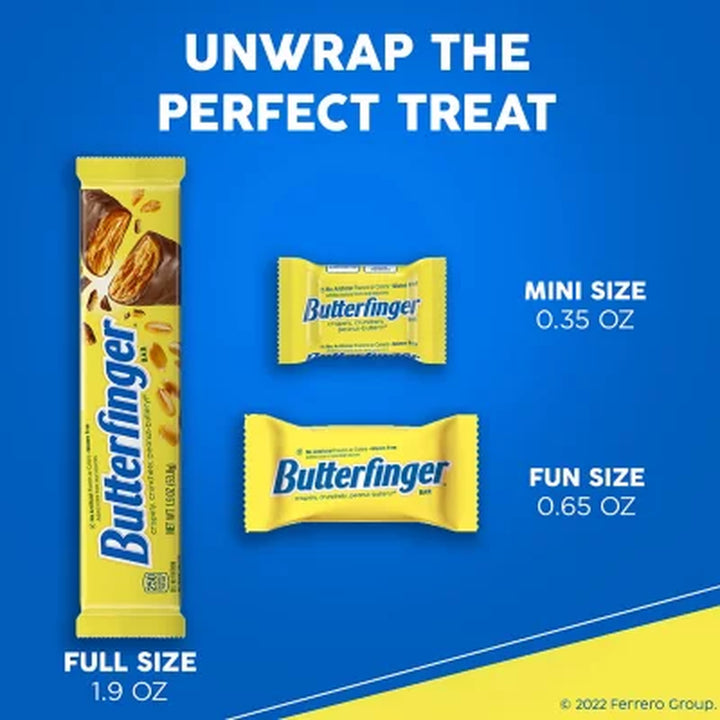 Butterfinger Candy Bars, Full Size, 1.9 Oz., 36 Pk.