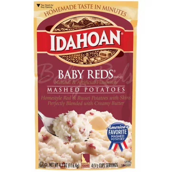 Idahoan Baby Reds Value Pack Mashed Potatoes, 4 Oz., 9 Pk.