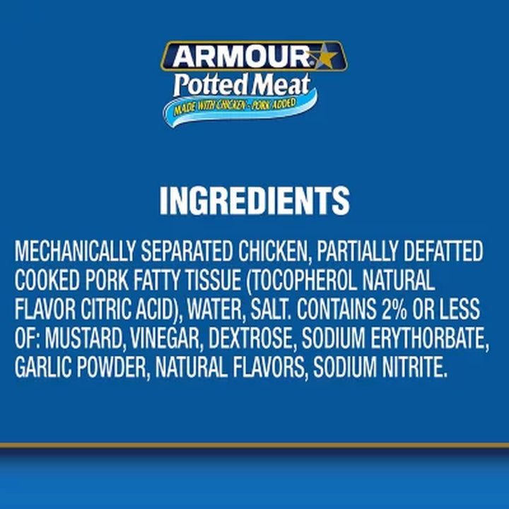 Armour Potted Meat Made with Chicken and Pork (3 Oz., 12 Ct.)