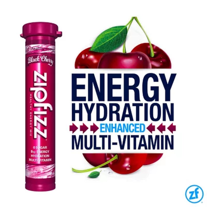 Zipfizz Energy Drink Mix, Black Cherry 20 Ct.