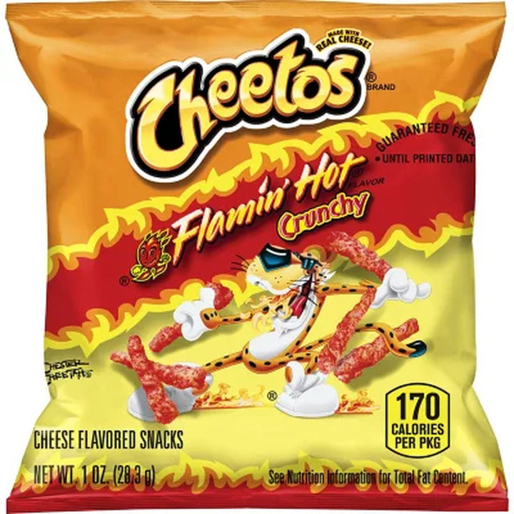 Cheetos Flamin' Hot Crunchy Snacks 1 Oz., 50 Ct.