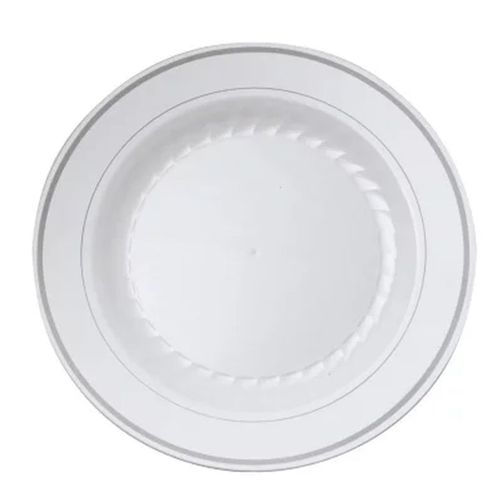 Member'S Mark Premium Plastic Heavyweight Plates, Combo Pack 48 Ct.