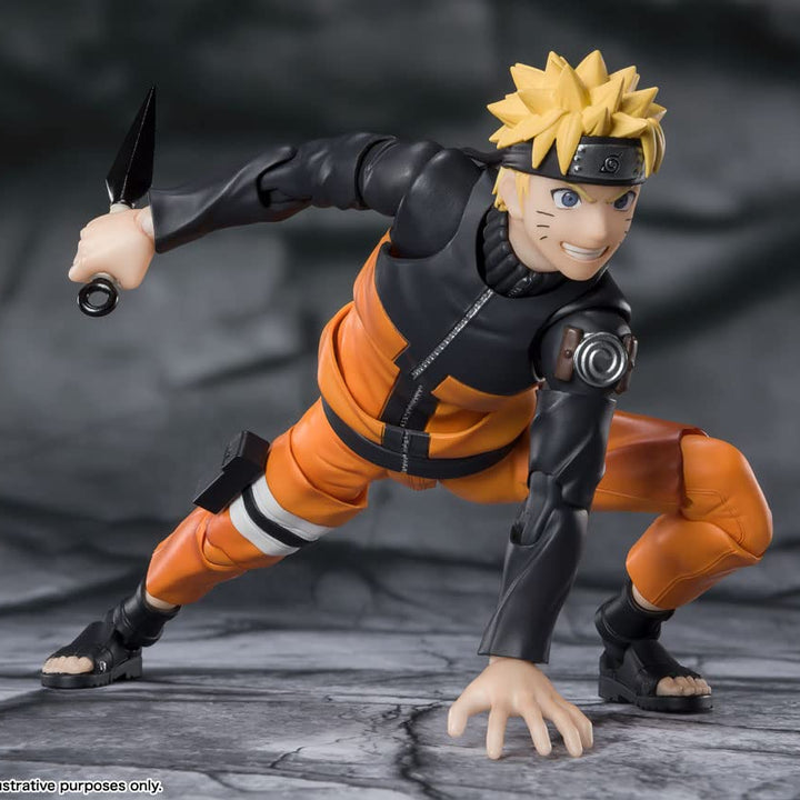 TAMASHII NATIONS - Naruto Shippuden - Naruto Uzumaki -The Jinchuriki Entrusted with Hope, Bandai Spirits S.H.Figuarts Action Figure Naruto Uzumaki -the Jinchuriki Entrusted With Hope-