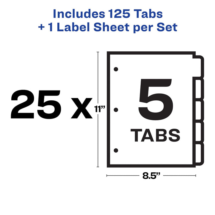 Avery Mini Binder Filler Paper for 3 Ring Binders or 7 Ring Binders, College Ruled, 5.5" x 8.5", 100 Sheets (14230)