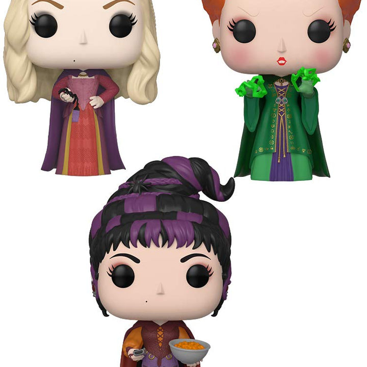 Funko Pop! Hocus Pocus Sanderson Sisters Set - Sarah, Winifred & Mary Collectible Figures - Vinyl