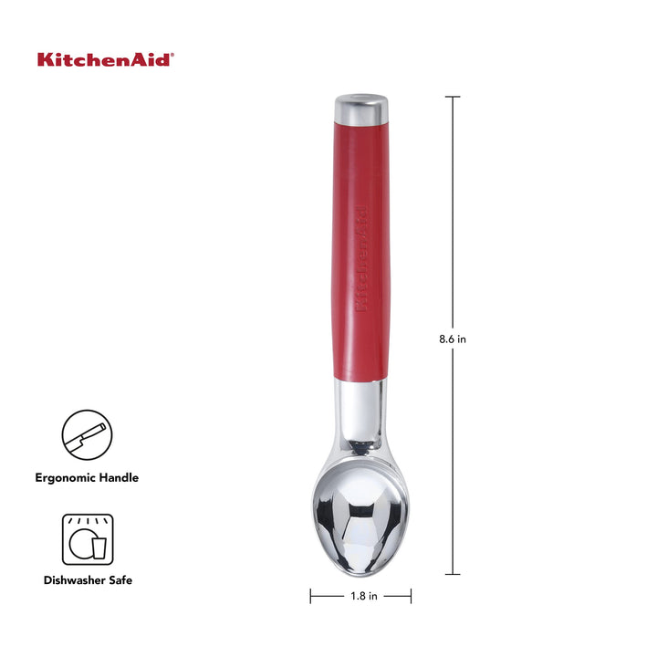 KitchenAid KE117OHERA Classic Ice Cream Scoop, Red 2 Empire Red