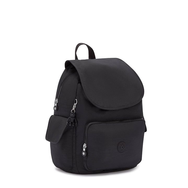 Kipling Women's City Pack Backpack, All-Day Versatile Daypack, Bag 10.5"L x 14.5"H x 6.75"D Black Noir