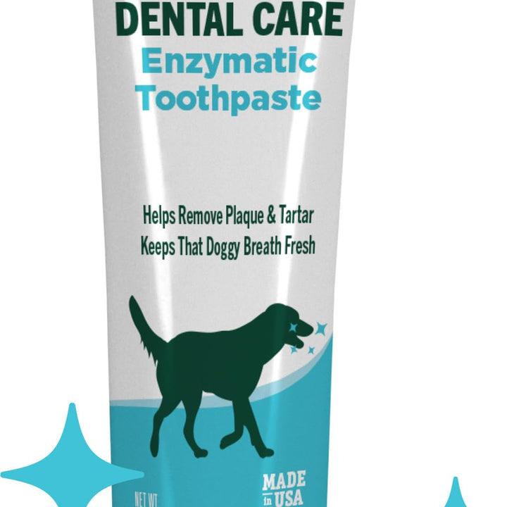 Vet’s Best Enzymatic Dog Toothpaste - Teeth Cleaning and Fresh Breath Dental Care Gel - Vet Formulated - Banana Flavor - 3.5 Ounces 1 Count (Pack of 1) Adult Toothpaste