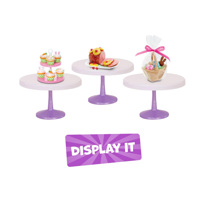 MGA's Miniverse Make It Mini Food Spring Series 3 Count(Pack of 1) Collectibles, Easter, Blind Mystery Packaging, DIY, Crafts, Resin Play, Kitchen Replica Food, NOT Edible, Collectors, 8+