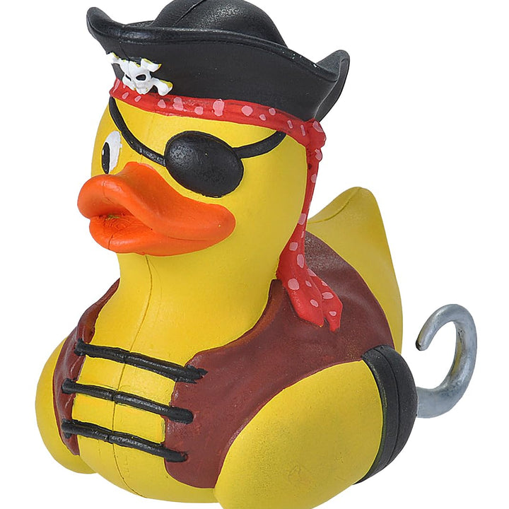 Wild Republic Rubber Ducks, Bath Toys, Kids Gifts, Pool Toys, Water Toys, Pirate, 4"