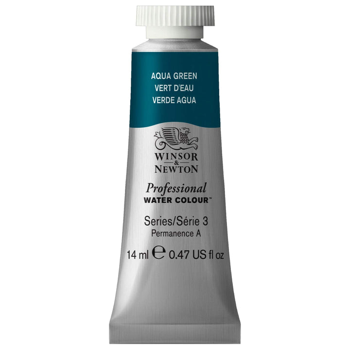 Winsor & Newton Professional Watercolor, 14ml (0.47-oz) Tube, Aqua Green 0.47-oz Tube