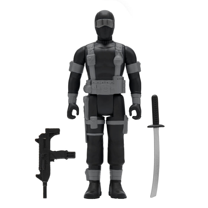 Super7 G.I. Joe Snake Eyes (Comic Version 2) - 3.75" G.I. Joe Action Figure with Accessories Classic Cartoon Collectibles and Retro Toys