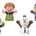 Fisher-Price Little People Toddler Toys Disney Frozen Elsa & Friends Figure Set with Anna Kristoff & Olaf for Ages 18+ Months 4-Pack