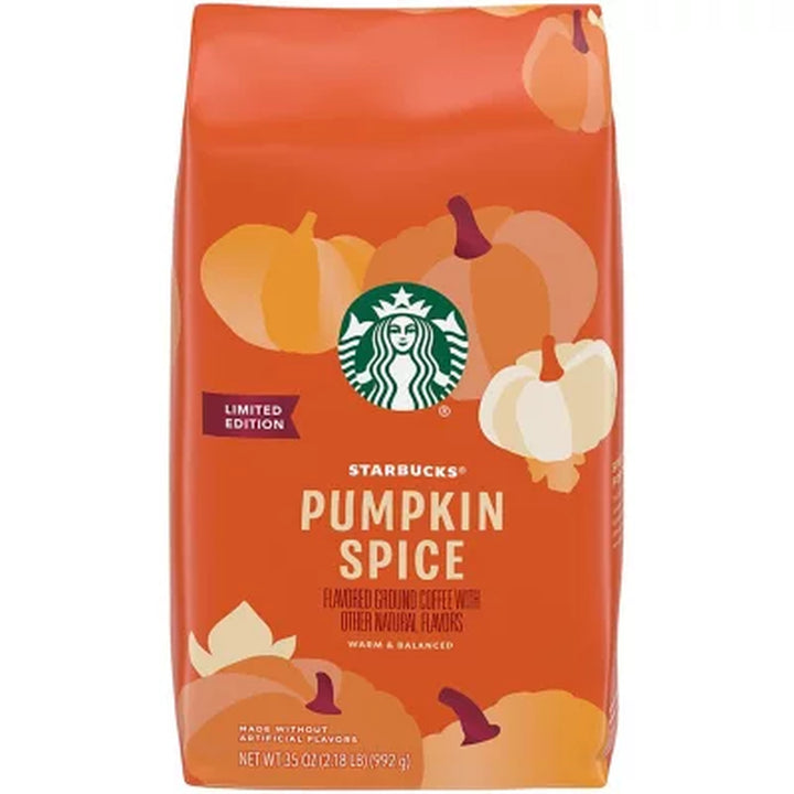 Starbucks Ground Coffee, Pumpkin Spice, 35 Oz.