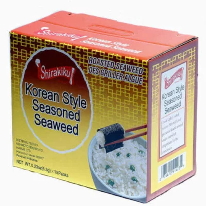 Shirakiku Korean Style Seasoned Seaweed - 15/.23 Oz.