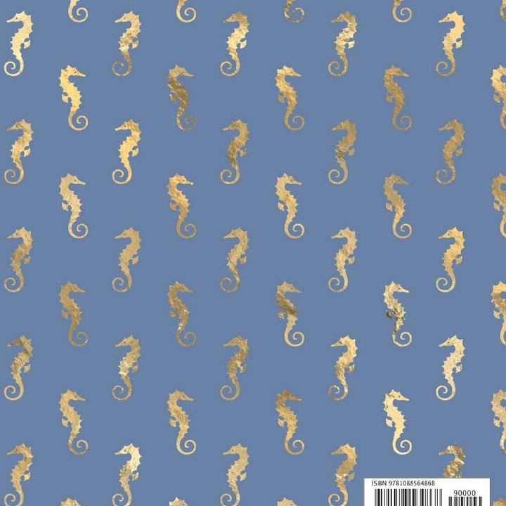 2020-2024 5 Year Planner: Sea Blue & Gold Seahorse Design: Monthly Yearly Schedule Organizer (60 Months): Agenda Calendar For The Next 5 Years