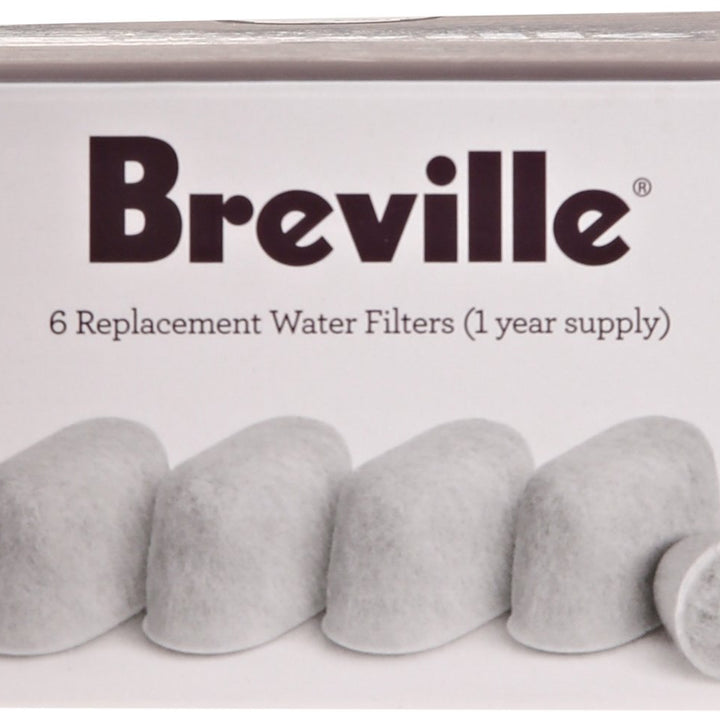 Breville Bwf100 Replacement Charcoal Water Filters Single Cup Brewer-6 Pack