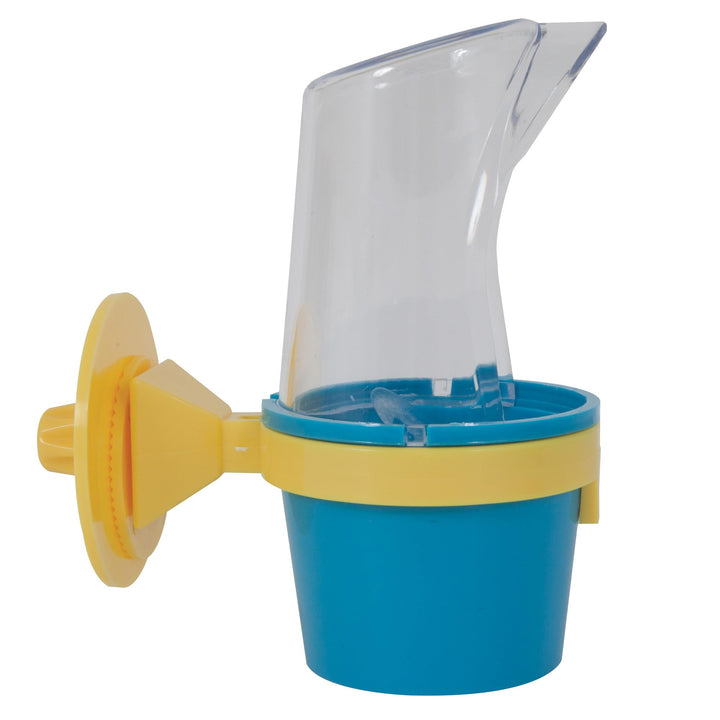 JW Pet Bird Cage Clean Cup Feeder & Water Cup Bird Accessory, Large (Assorted Colors)