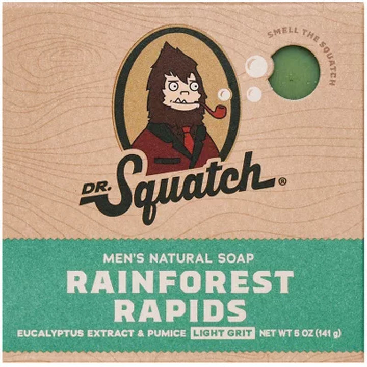 Dr. Squatch Natural Bar Soap, Variety Pack, 5.0 Oz., 6 Pk.