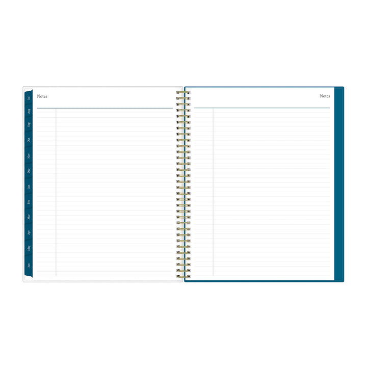 Blue Sky 2023-2024 Academic Year Weekly and Monthly Planner, 8.5" x 11", Frosted Flexible Cover, Wirebound, Bakah Blue (131951-A24) 8.5" x 11" Old Version