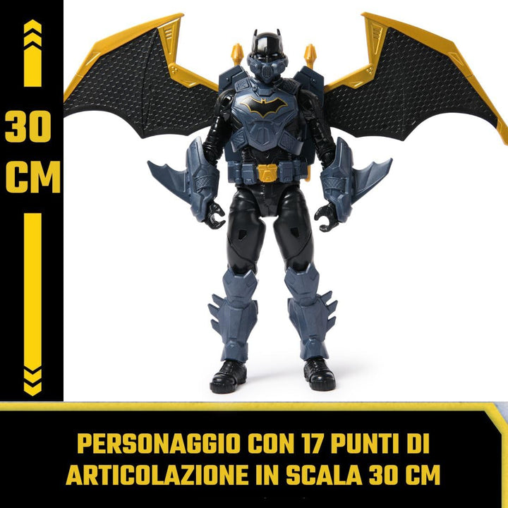 Batman Adventures, 12-inch Night Sky Batman Action Figure with Expandable Wings, Kids Toys for Boys and Girls Age 3 and Up