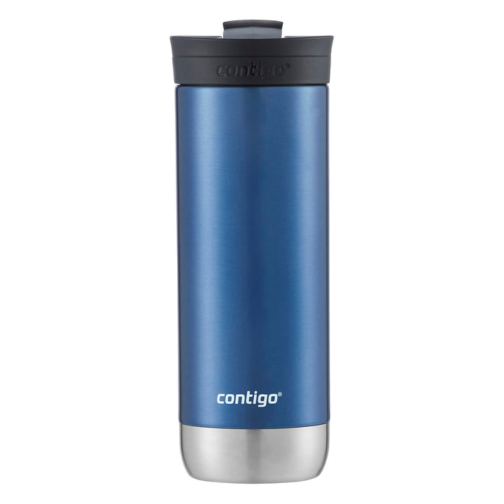 Contigo Huron Vacuum-Insulated Stainless Steel Travel Mug with Leak-Proof Lid, Keeps Drinks Hot or Cold for Hours, Fits Most Cup Holders and Brewers, 20oz 2-Pack, Blue Corn & Acid Wash 20oz 2 Pack