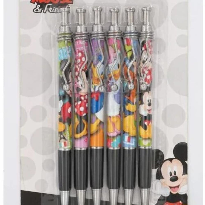 Mickey & Friends Jazz Pens - Set of 6