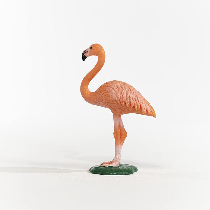 Schleich Wild Life, Bird Animal Toys for Boys and Girls 3 and Above, Pink Flamingo Toy Figurine Current Box Style