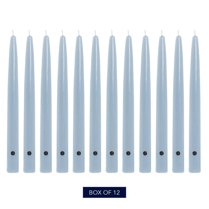 Colonial Candle Unscented Taper Candle, Handipt Collection, Limoncello, 12 in, Pack of 12 - Up to 10 Hours Burn