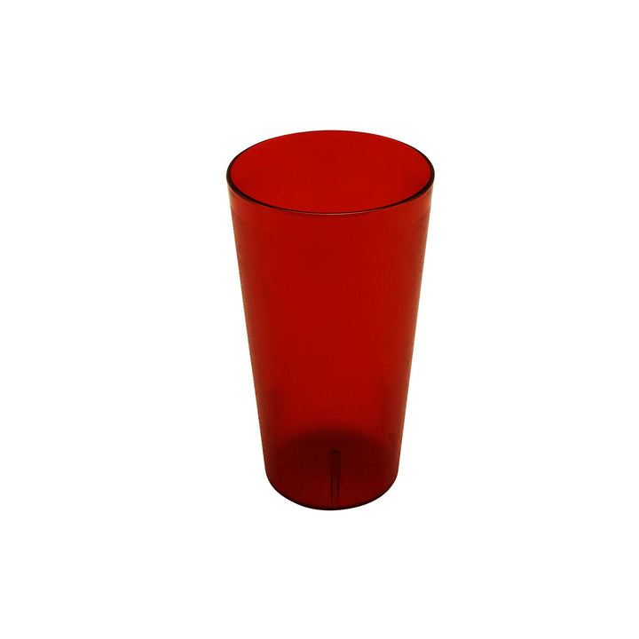 G.E.T. 6632-1-R-EC Heavy-Duty Plastic Restaurant Tumblers, 32 Ounce, Red (Set of 4) 4 Count (Pack of 1) 32 ounces