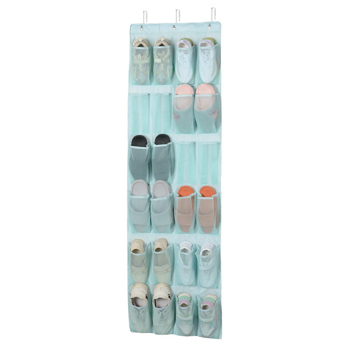 Basics Over the Door Organizer with 24 Pockets - Jade Green