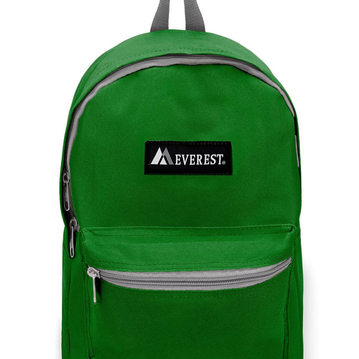 Everest Basic Backpack, Emerald Green, One Size