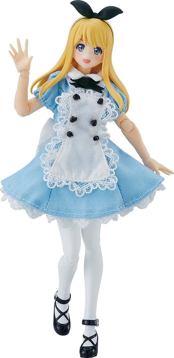 Max Factory Figma Styles: Female Body (Alice) Dress & Apron Outfit Figma Action Figure