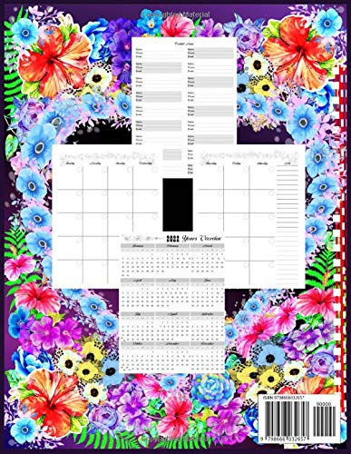 5 YEAR MONTHLY YEARLY PLANNER NO DATES: Agenda 60 Month Weekly Business Personal Management Plan Organizer Appointment Calendar With Federal Holidays USA UK Notebook Logbook